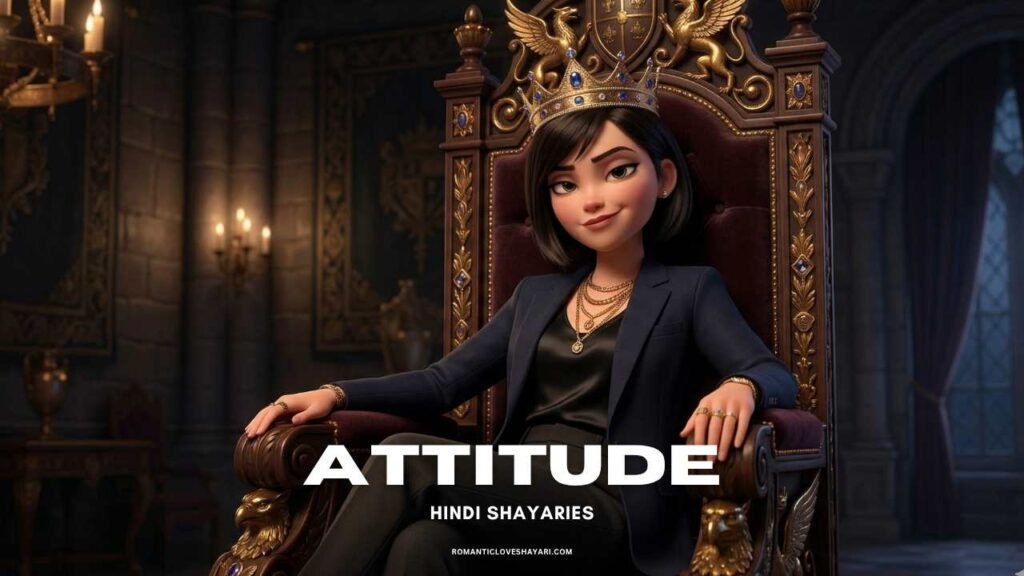 attitude Shayari for girls In hindi