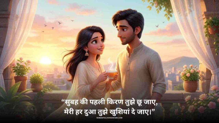 Good Morning Romantic Love Shayari