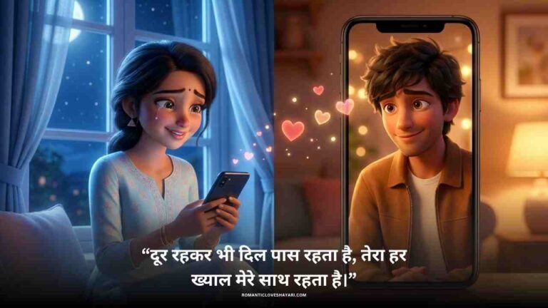 Long Distance Romantic Love Shayari